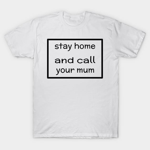 At home in quarantine - Funny, saying, Corona T-Shirt by Fairy Karma